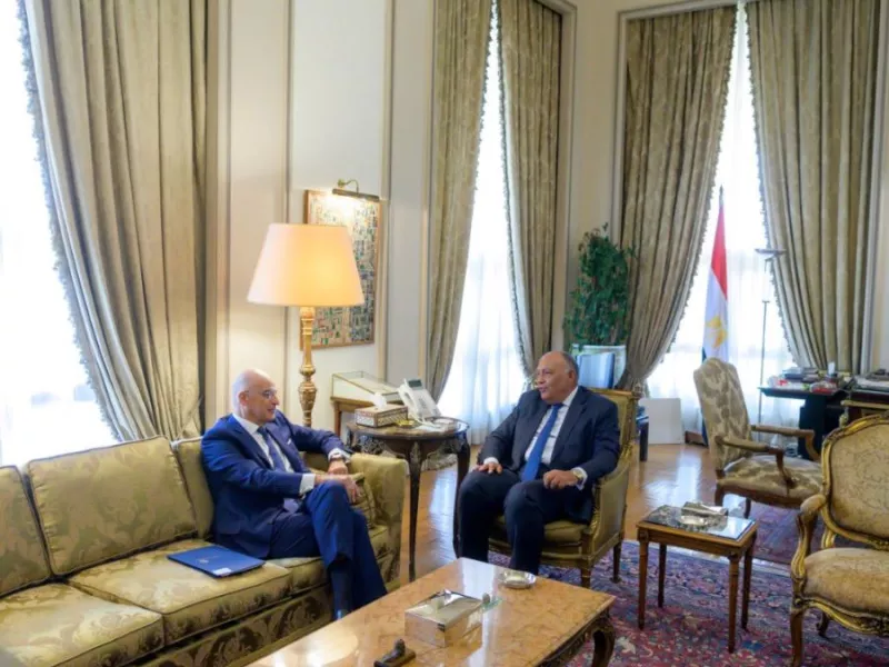 Δένδιας με Αιγύπτιο υπεξ