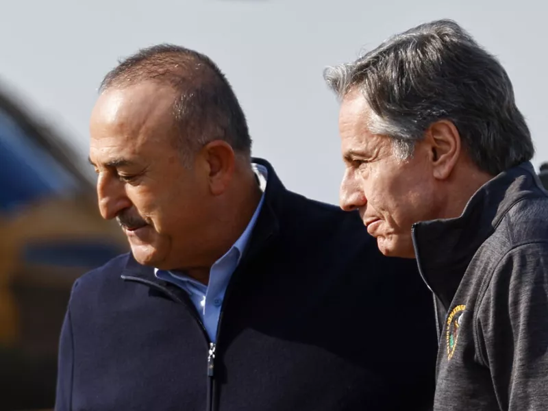 Μέβλουτ Τσαβούσογλου Μπλίνκεν 
