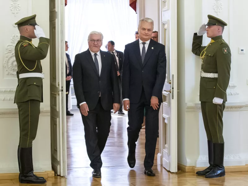 frank walter steinmeier -  gitanas nauseda