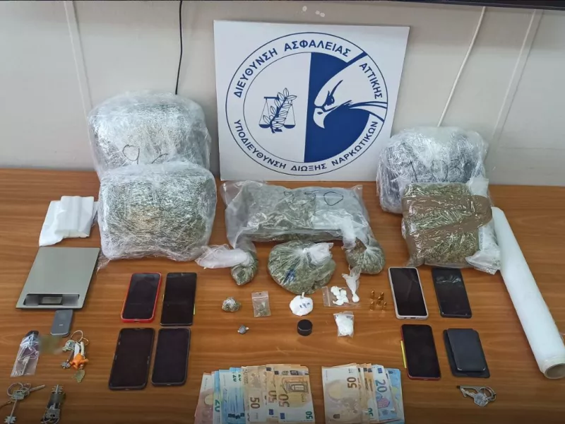 Σπείρα διακινούσε κοκαΐνη και κάνναβη στην Αθήνα και τον Ωρωπό