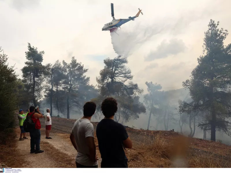 Φωτιά στη Σταματα
