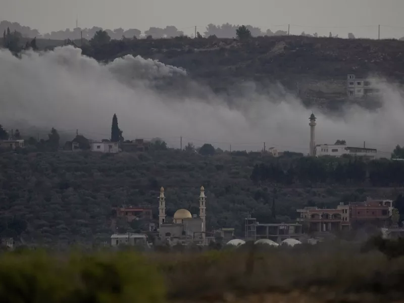 Dahaira, a Lebanese border village with Israel