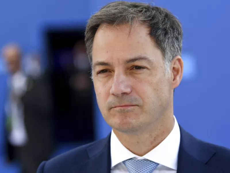 Belgian Prime Minister Alexander De Croo