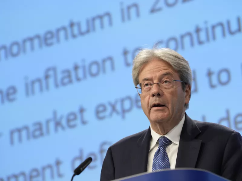 European Commissioner for Economy Paolo Gentiloni 
