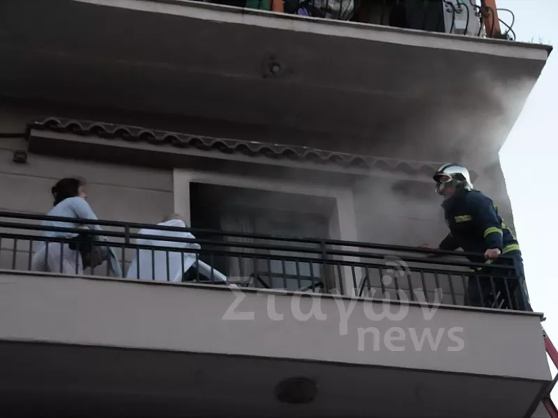 Φωτιά σε ξενοδοχείο στην Καλαμπάκα