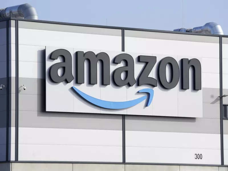 λογότυπο Amazon κτήριο