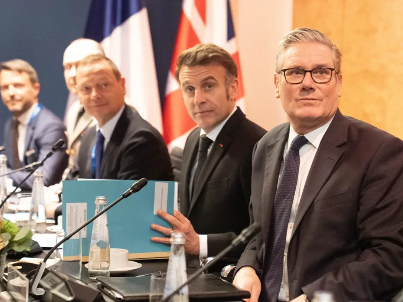 Starmer, Freidrich Merz, Macron