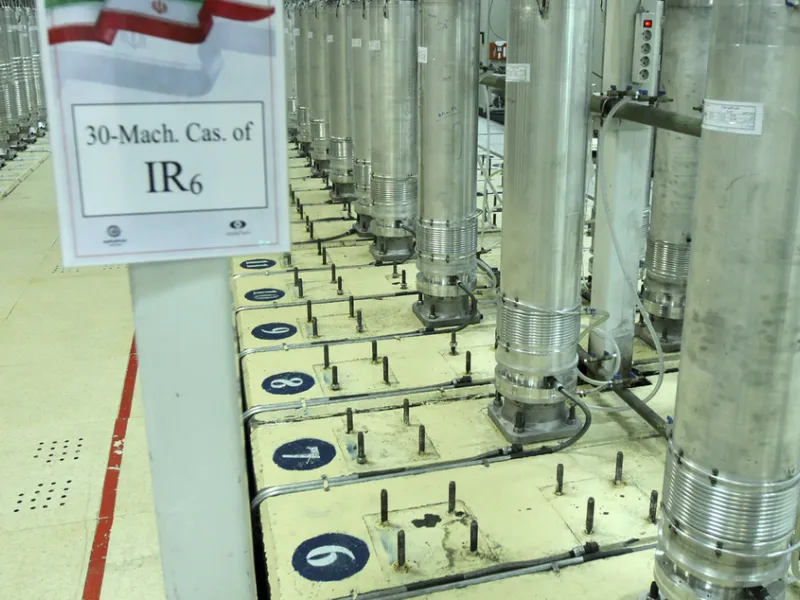 Natanz uranium enrichment facility in central Iran