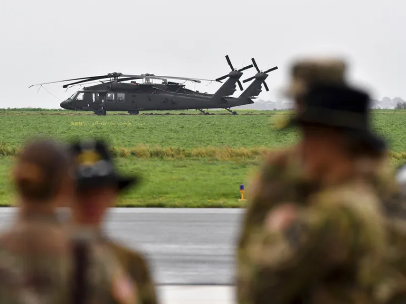 Soldiers from the US Army 1st Cavalry Brigade
